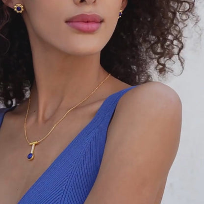 T Lapis Lazuli Necklace